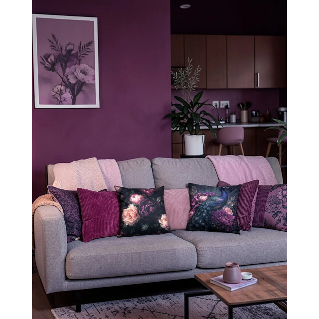 NOVÉE Sierkussen midnight bloom | 45x45 cm | katoen/polyester 3633884 large