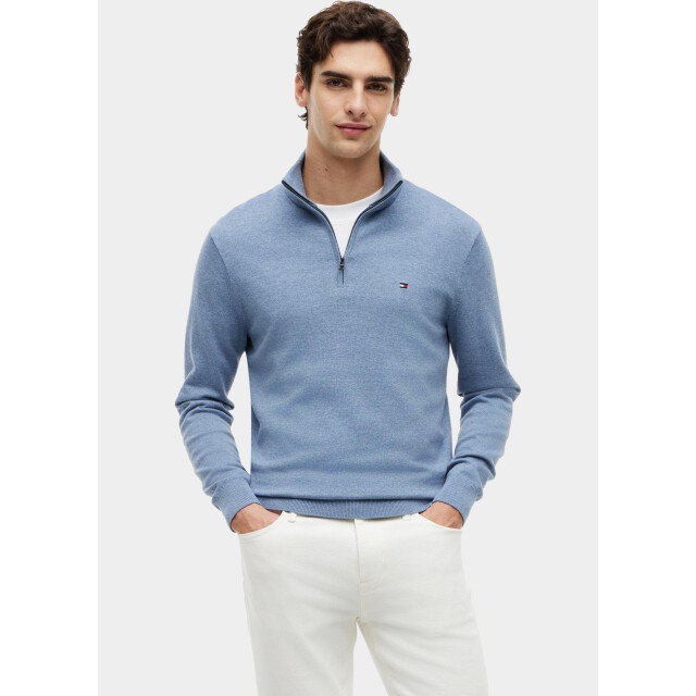 Tommy Hilfiger Half zip essential cotton zip mock mw0mw37331/d0z 209501 large