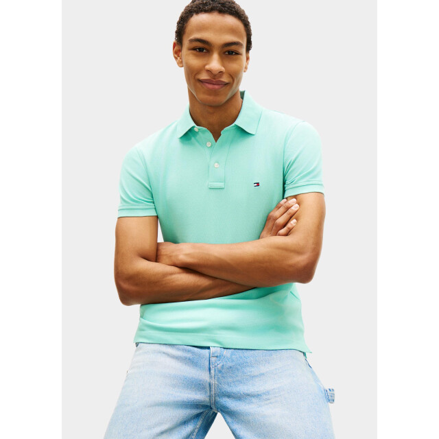 Tommy Hilfiger Polo heren 1985 slim polo mw0mw17771/csr 209486 large