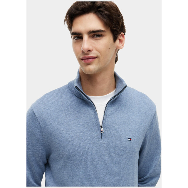 Tommy Hilfiger Half zip essential cotton zip mock mw0mw37331/d0z 209501 large