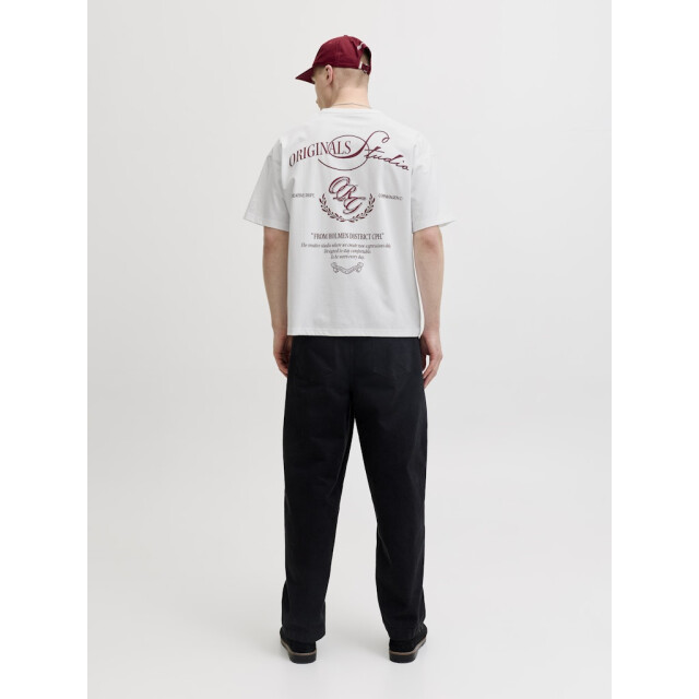 Jack & Jones Jorsanremo typo tee ss crew neck ln off-white 5339.02.0099 large