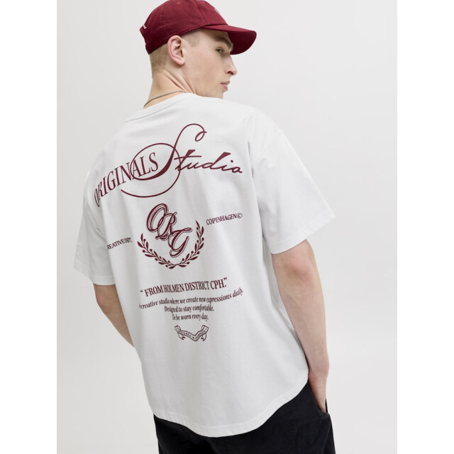 Jack & Jones Jorsanremo typo tee ss crew neck ln off-white 5339.02.0099 large