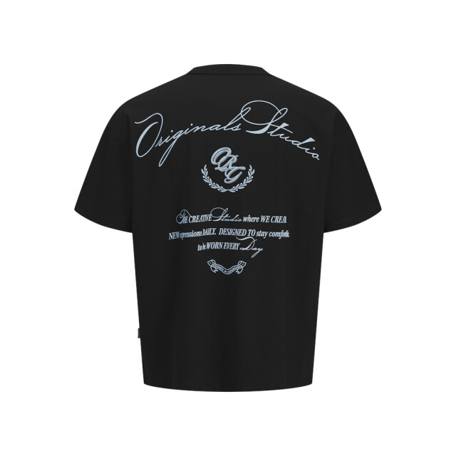 Jack & Jones Jorsanremo typo tee ss crew neck ln - 5339.80.0037 large