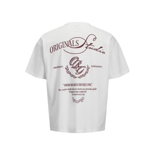Jack & Jones Jorsanremo typo tee ss crew neck ln off-white 5339.02.0099 large