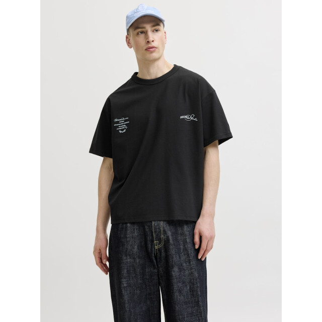 Jack & Jones Jorsanremo typo tee ss crew neck ln - 5339.80.0037 large
