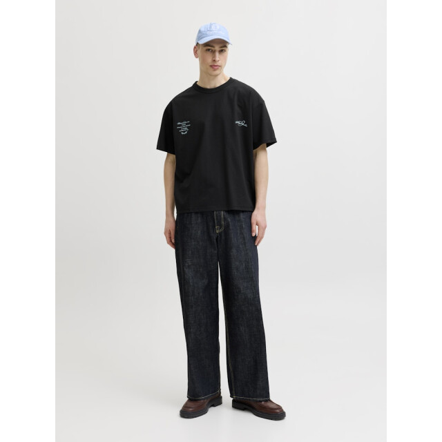 Jack & Jones Jorsanremo typo tee ss crew neck ln - 5339.80.0037 large