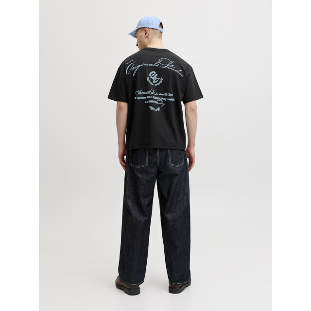 Jack & Jones Jorsanremo typo tee ss crew neck ln - 5339.80.0037 large