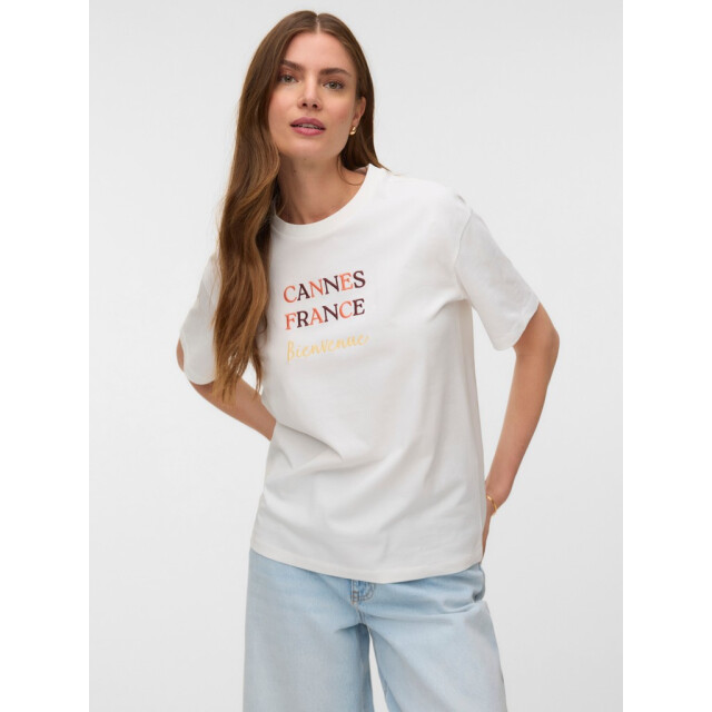 Vero Moda Vmsara mia ss top box jrs ga off-white 4339.02.0261 large
