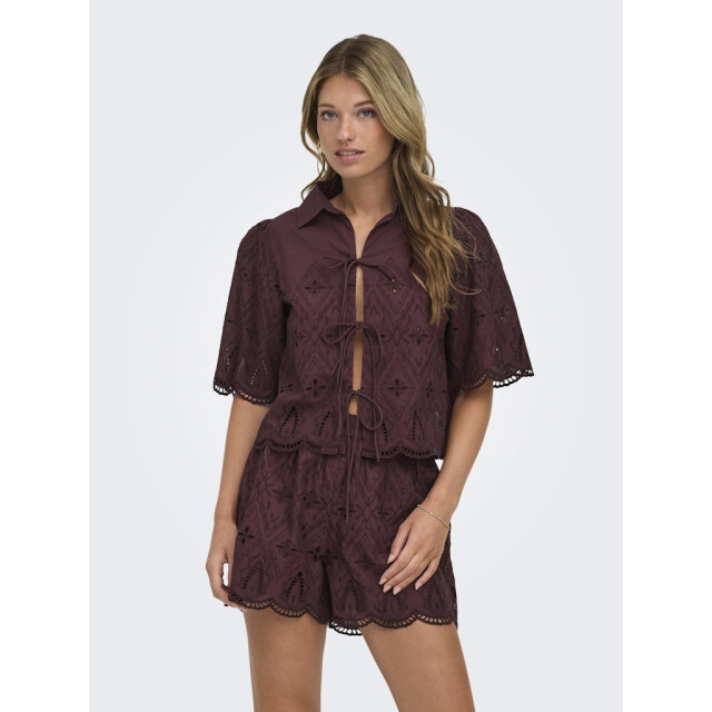 Only Onlfrani ss emb bow top wvn - 4382.70.0020 large