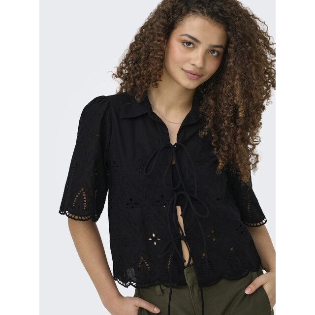 Only Onlfrani ss emb bow top wvn - 4382.80.0022 large