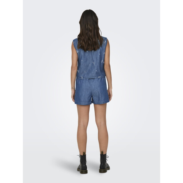 Jacqueline de Yong Jdykai sl shirt wvn dia blue denim 4370.35.0002 large