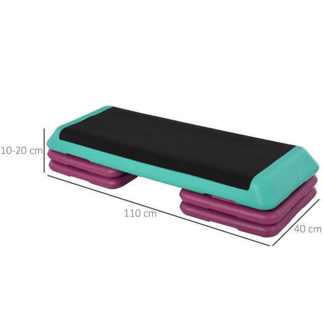 4goodz In 3 hoogte verstelbare anti-slip aerobic stepbank tot 150 kg 3462535 large