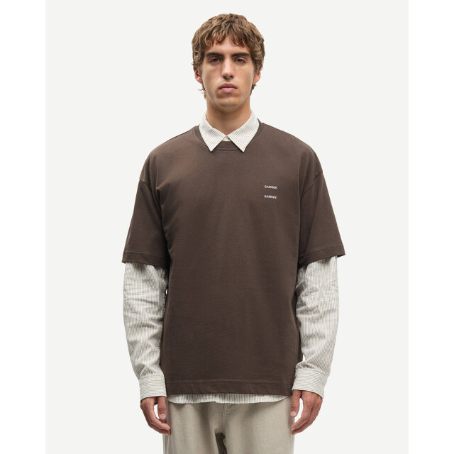 Samsoe & Samsoe T-shirt korte mouw m22300126 Samsøe Samsøe T-shirt korte mouw M22300126 JOEL large