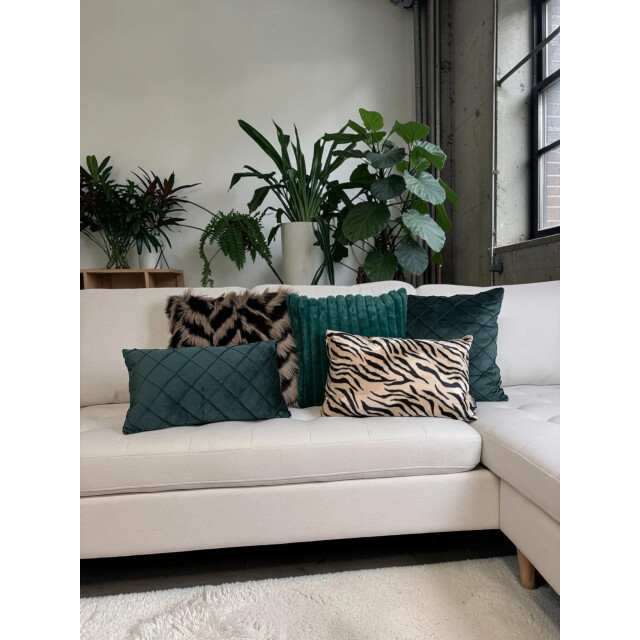 Gek op kussens! Sierkussen furry tiger | | polyester 3637872 large