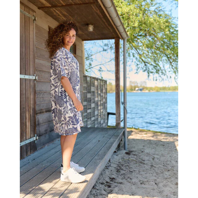 FOS Amsterdam -jurk linde pineapple-navy-1956 1956 large