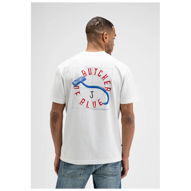 Butcher of Blue Vintage hook loose tee titan white M2614036-112 large