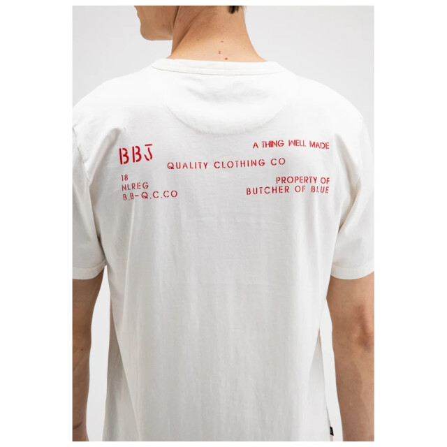 Butcher of Blue Classic bb hook tee titan white M2614038-112 large