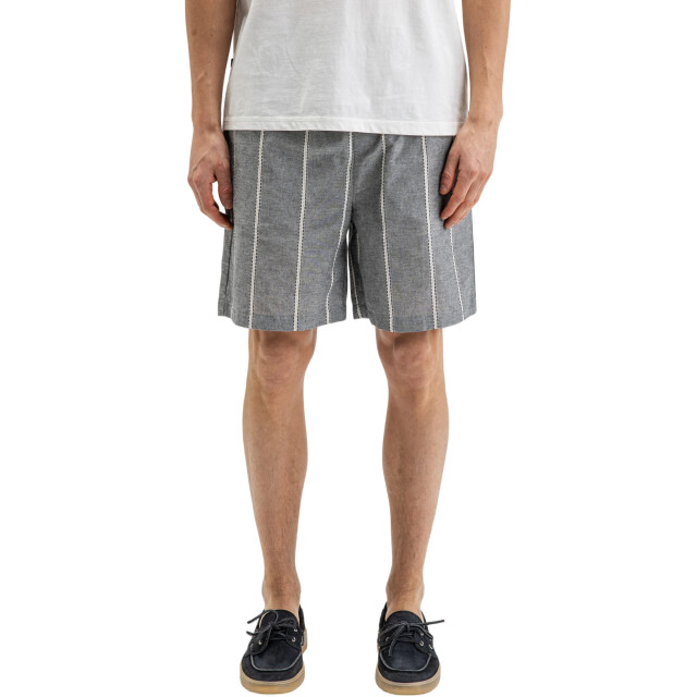 Butcher of Blue Quinn linen short alaska blue M2611046-890 large