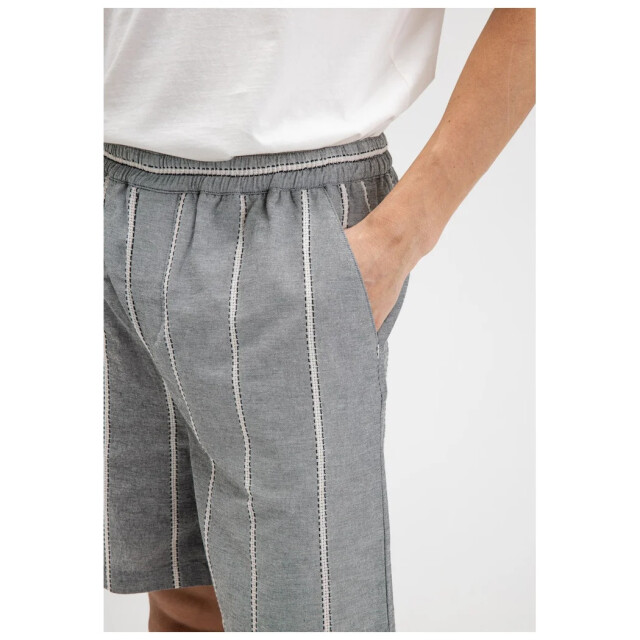 Butcher of Blue Quinn linen short alaska blue M2611046-890 large