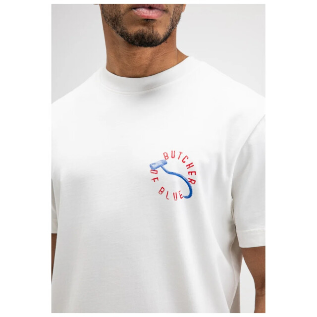 Butcher of Blue Vintage hook loose tee titan white M2614036-112 large