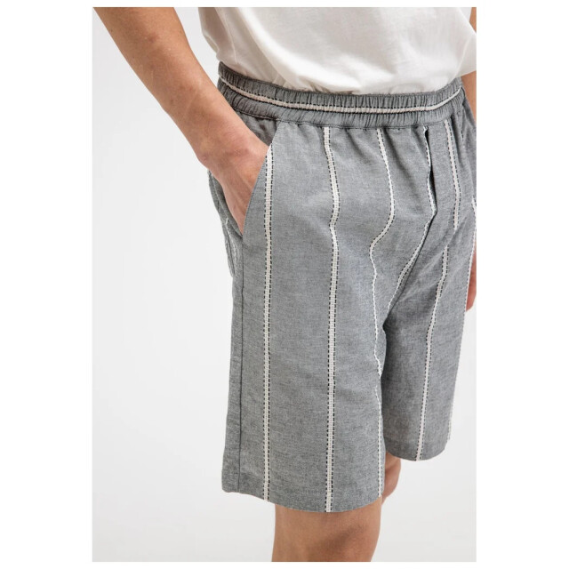 Butcher of Blue Quinn linen short alaska blue M2611046-890 large