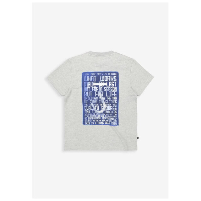 Butcher of Blue Manifest loose tee grey melange M2614037-133 large