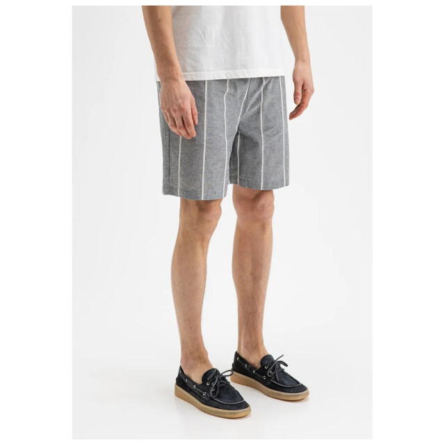 Butcher of Blue Quinn linen short alaska blue M2611046-890 large