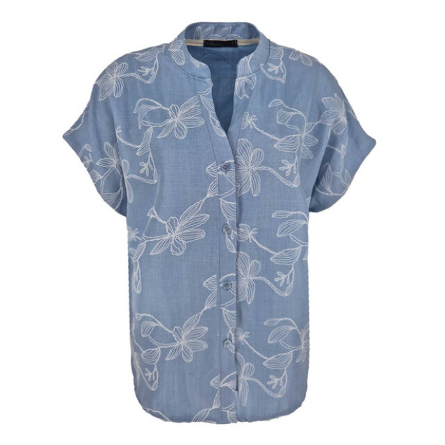 FOS Amsterdam Fos 7725 blouse katie bloem slinger puf licht- 7725 large