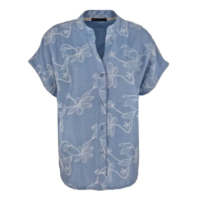 FOS Amsterdam Fos 7725 blouse katie bloem slinger puf licht- 7725 large
