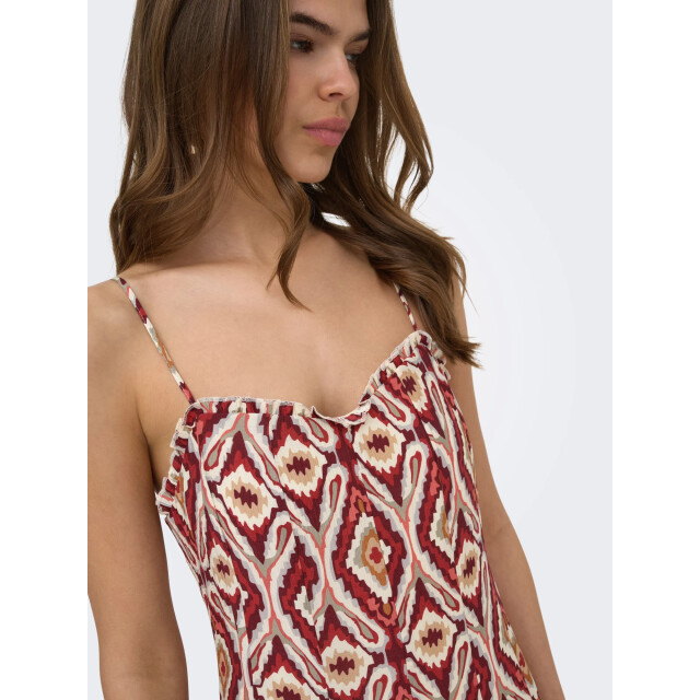Only Onlstacy mikasi long strap dress wvn brick red/abs 15374959-234335001 large
