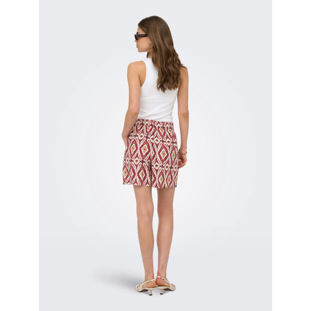 Only Onlmikasi string detail shorts wvn brick red/abstr 15374954-234335001 large