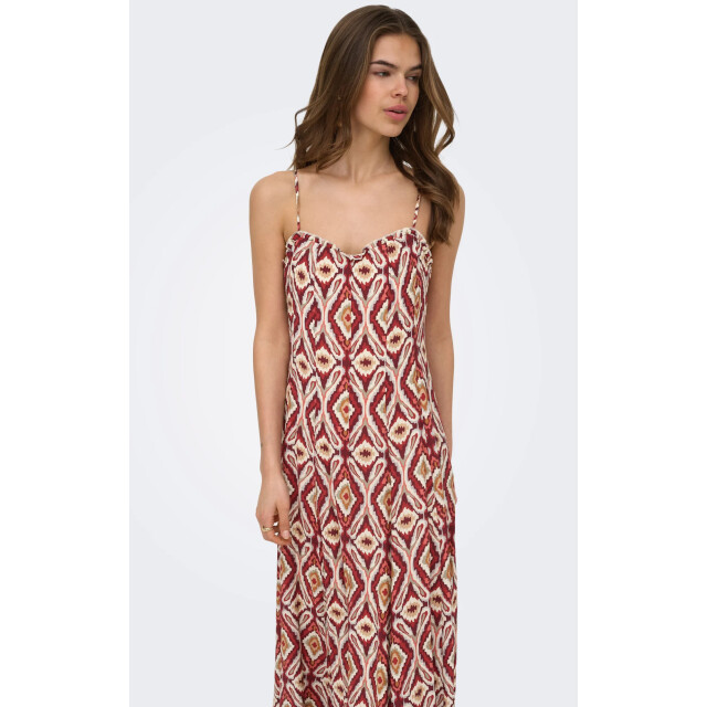 Only Onlstacy mikasi long strap dress wvn brick red/abs 15374959-234335001 large
