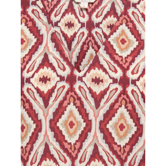 Only Onlbelly mikasi ss v-neck top wvn ex brick red/abs 15380466-234335001 large