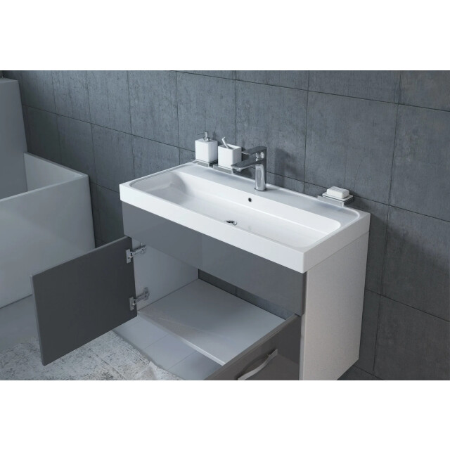 Badplaats Badkamermeubel set paso 01 80 x 40 cm – hoogglans – badmeubel 3640754 large