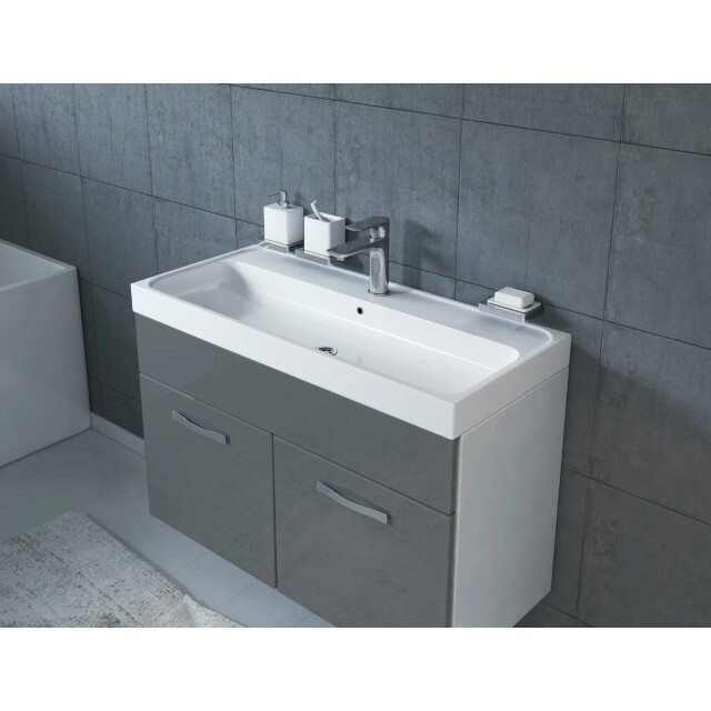 Badplaats Badkamermeubel set paso 01 80 x 40 cm – hoogglans – badmeubel 3640754 large
