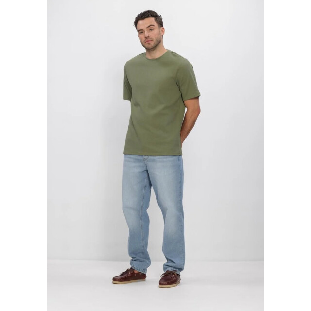 Anerkjendt 901754 akkikki s/s waffle tee loden green 901754 large