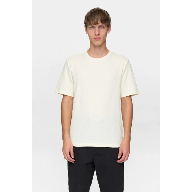 Anerkjendt 901754 akkikki s/s waffle tee tofu 901754 large