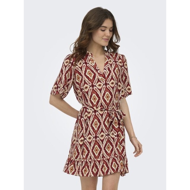 Only Onlantonia mikasi ss short dress wvn dessin 4409.49.0002 large