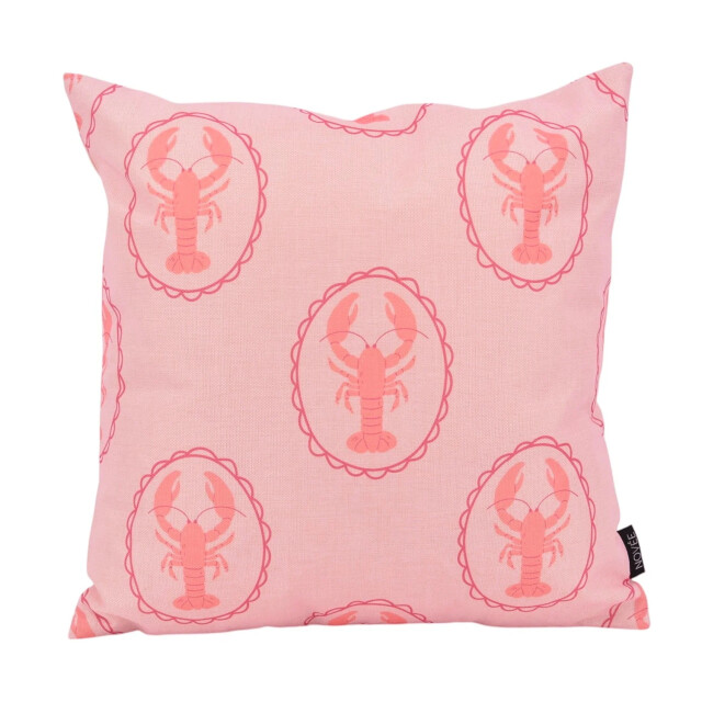 NOVÉE Pink lobster kussenhoes | 45x45 cm | katoen/linnen 3642290 large