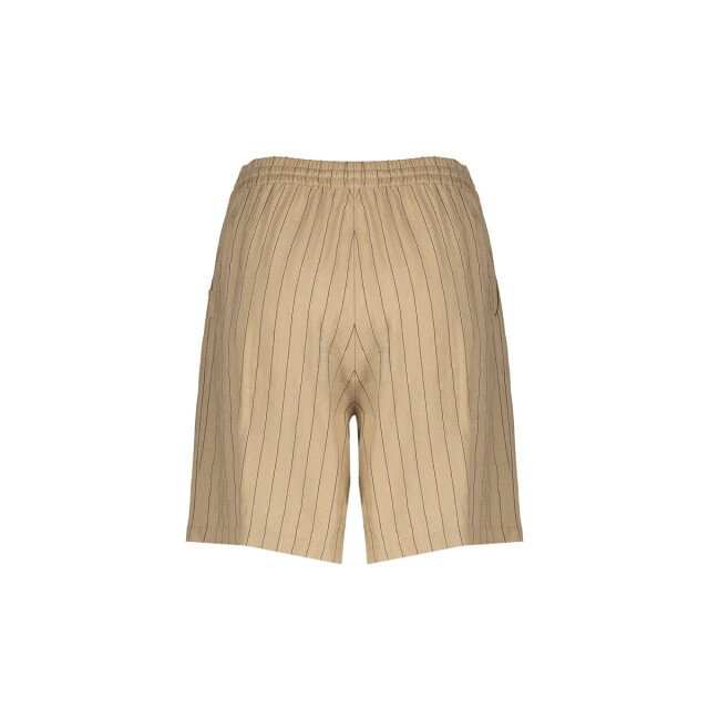 Geisha 61387-14 745 shorts linen stripes taupe/black 61387-14 745 large