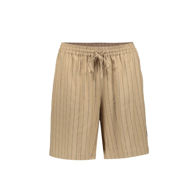 Geisha 61387-14 745 shorts linen stripes taupe/black 61387-14 745 large