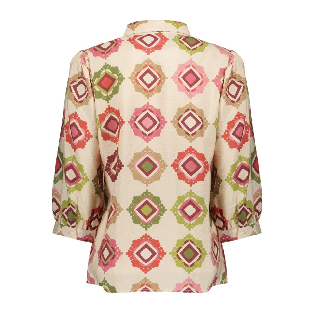 Geisha 63480-20 718 blouse ecru/raspberry/green 63480-20 718 large