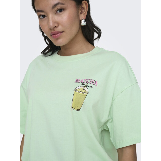 Only Onlrita ss printed tee cs jrs mint 4339.21.0030 large