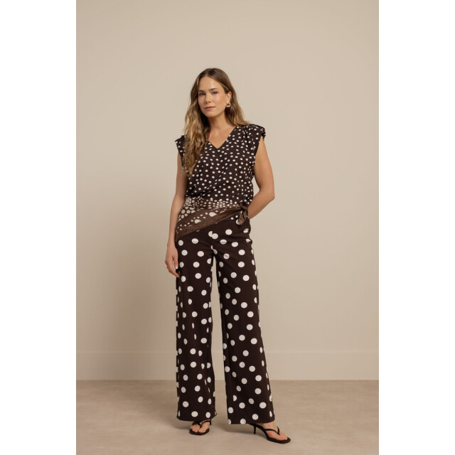 Studio Anneloes Leone dot vneck top dessin 4382.79.0101 large