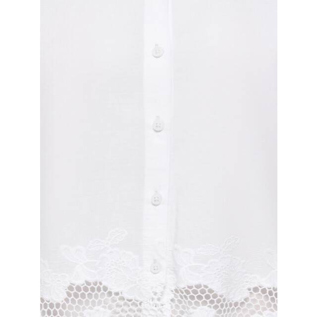 Jacqueline de Yong Jdysvea 24 emb shirt wvn exp off-white 4309.02.0118 large