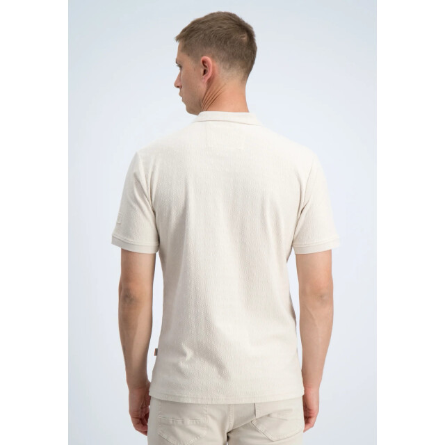 Gabbiano Polo, korte mouw met structuur beige 5369.05.0020 large