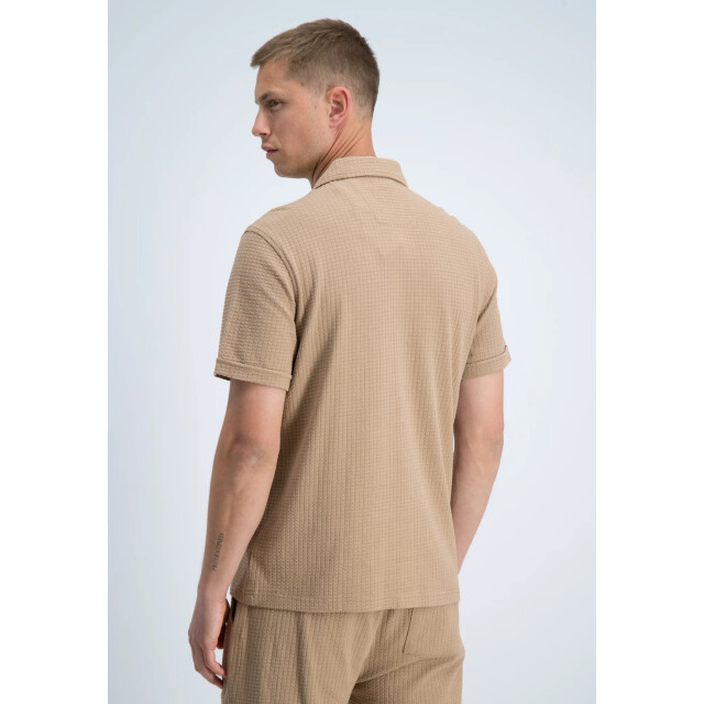 Gabbiano Polo, korte mouw met waffel structuur - 5369.70.0008 large
