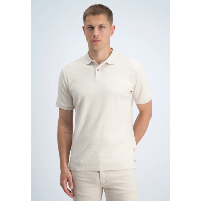 Gabbiano Polo, korte mouw met structuur beige 5369.05.0020 large