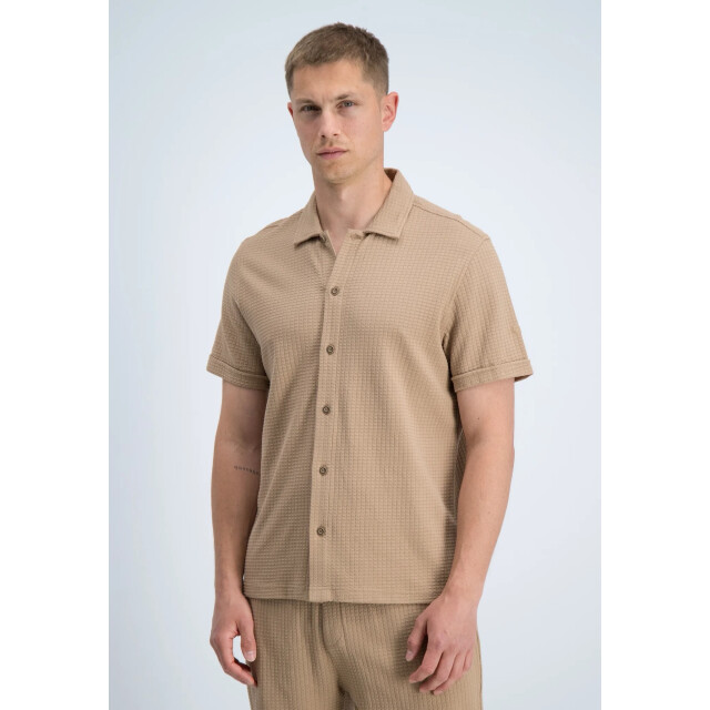 Gabbiano Polo, korte mouw met waffel structuur - 5369.70.0008 large