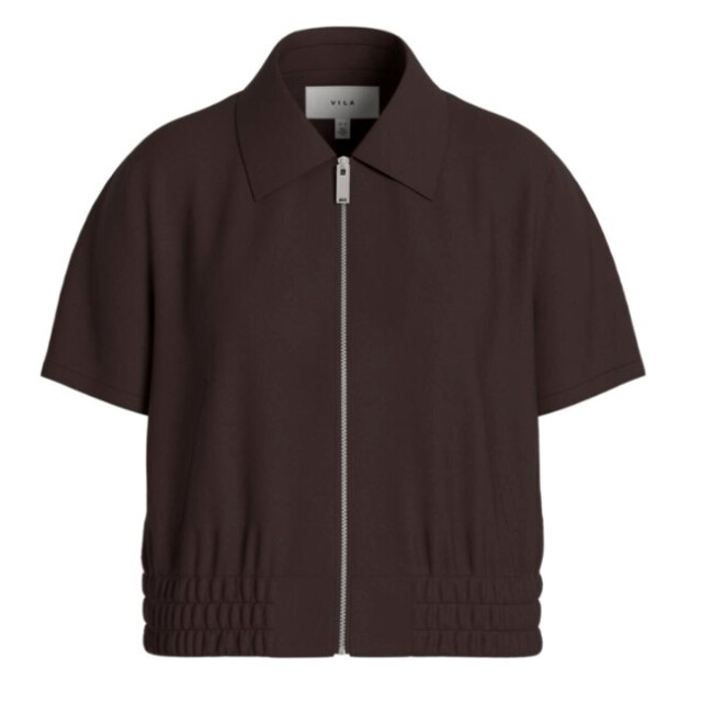 Vila Viclua ss zip shirt - 4279.70.0029 large